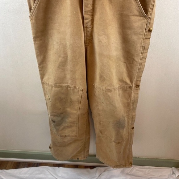 Carhartt Weathered Duck insulated Overalls - Picture 3 of 15